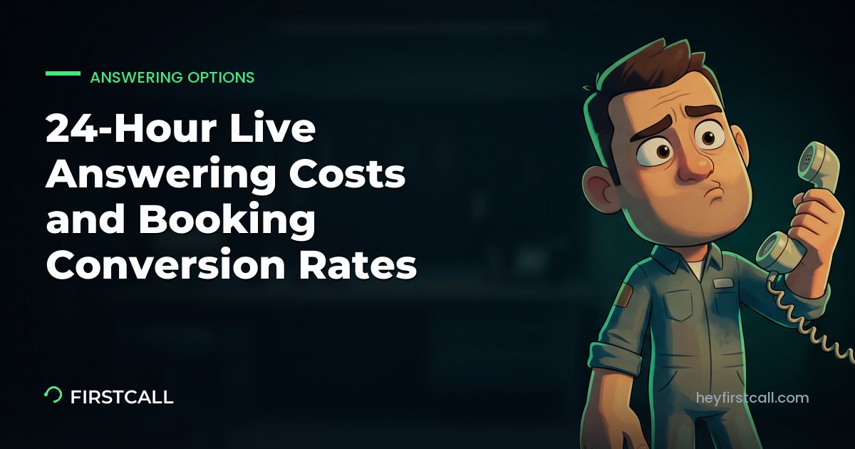 24-Hour Live Answering Costs and Booking Conversion Rates