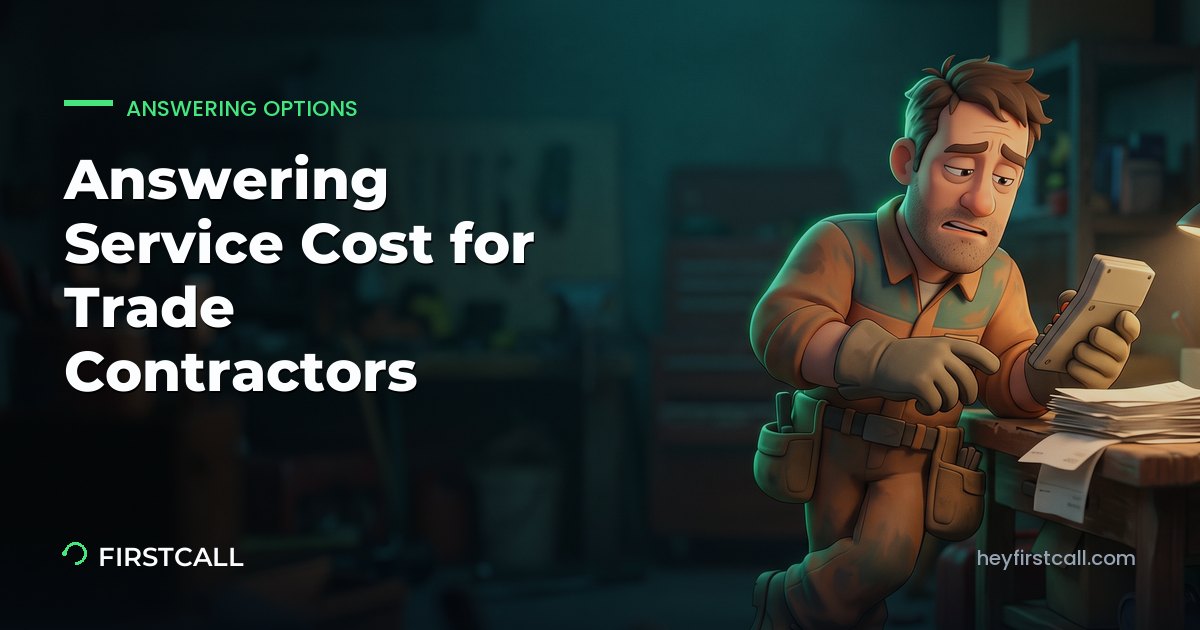 Answering Service Cost for Trade Contractors