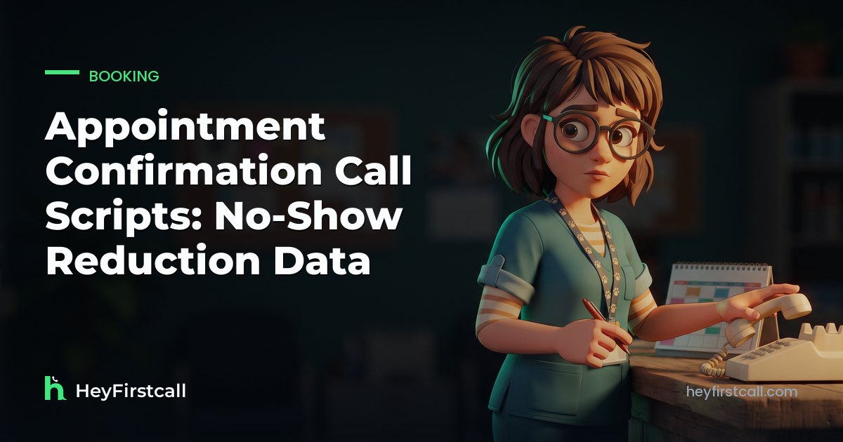 Appointment Confirmation Call Scripts: No-Show Reduction Data