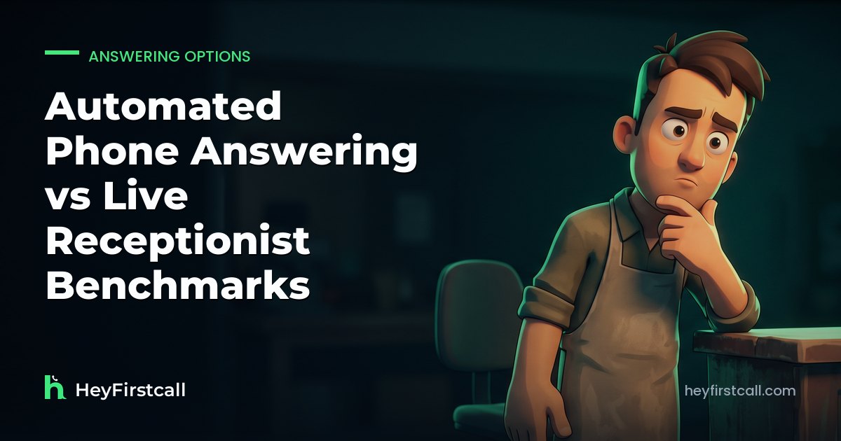 Automated Phone Answering vs Live Receptionist Benchmarks