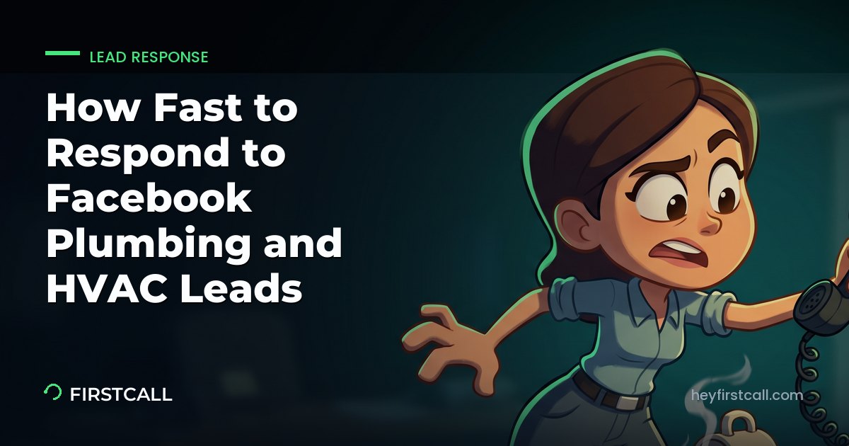 How Fast to Respond to Facebook Plumbing and HVAC Leads