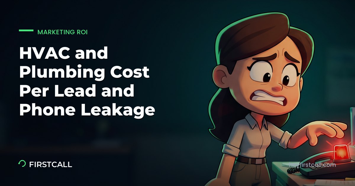 HVAC and Plumbing Cost Per Lead and Phone Leakage