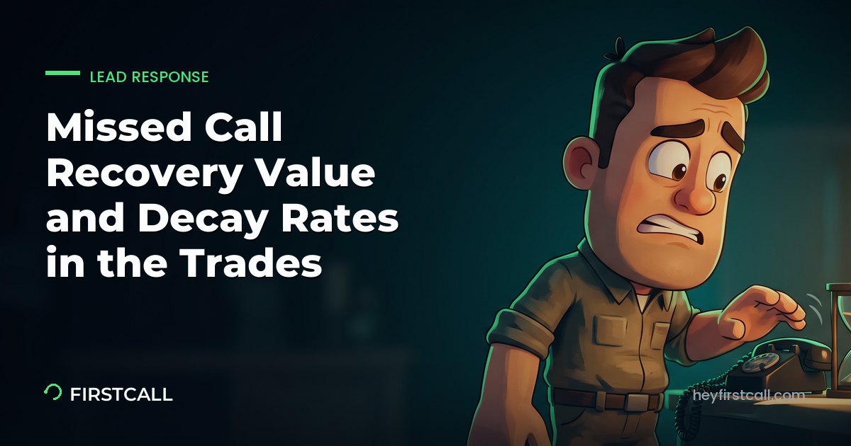 Missed Call Recovery Value and Decay Rates in the Trades