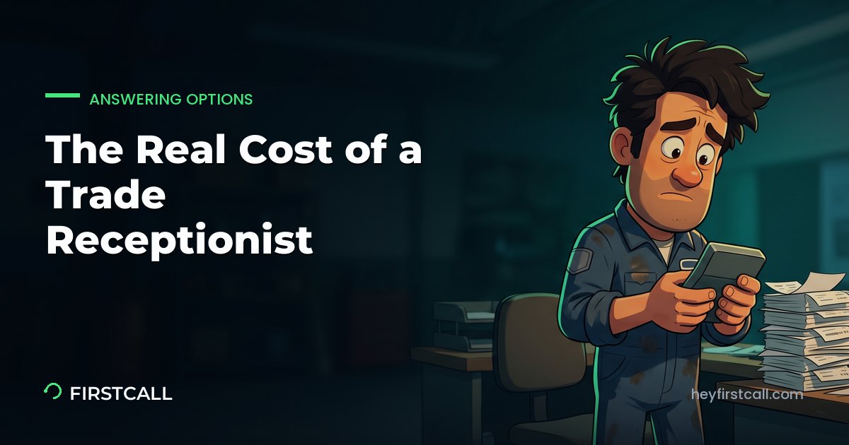 The Real Cost of a Trade Receptionist