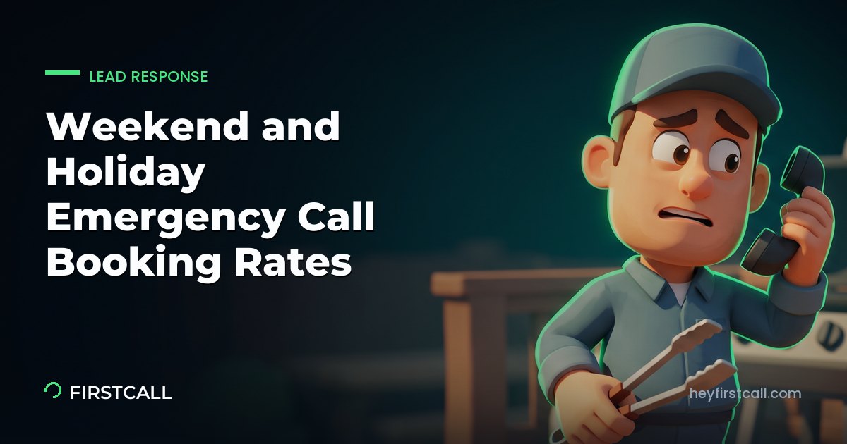 Weekend and Holiday Emergency Call Booking Rates