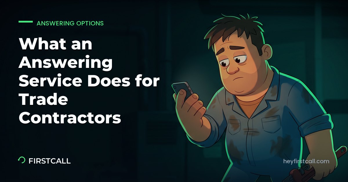 What an Answering Service Does for Trade Contractors