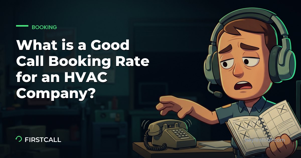 What is a Good Call Booking Rate for an HVAC Company?
